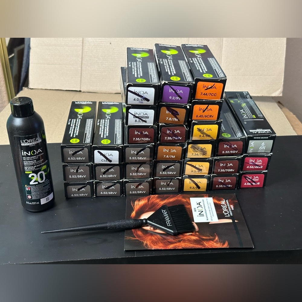 Inoa by L’Oréal haircolor lot